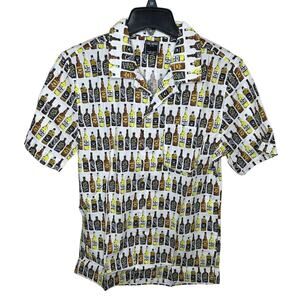 Todd Snyder Beer Bottle Camp Collar SS Shirt Mens Size Small New with tags